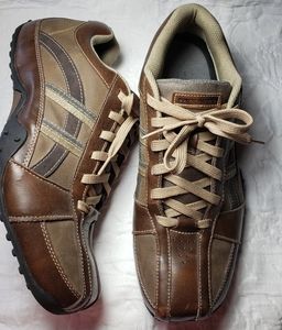 Mens Brown Sketchers Shoes Size 11